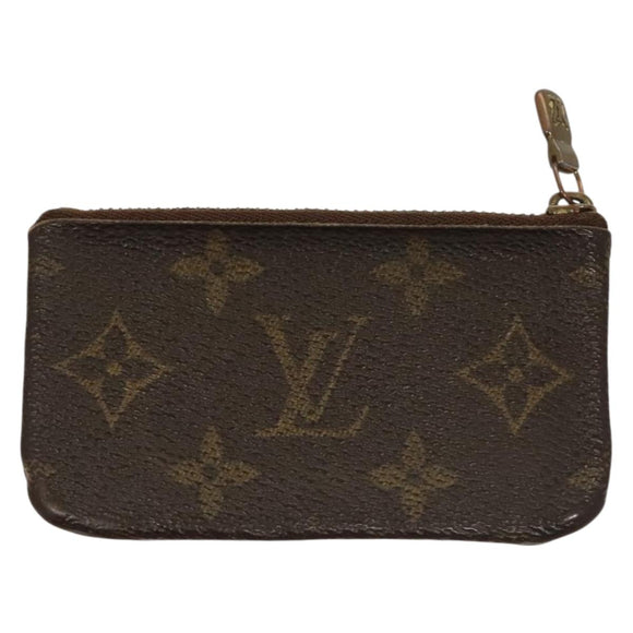 LOUIS VUITTON Monogram Coin Purse 2Set LV Auth 134472