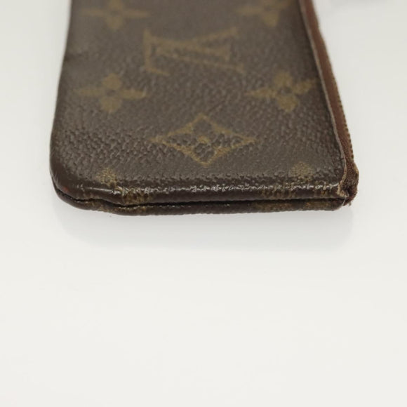 LOUIS VUITTON Monogram Coin Purse 2Set LV Auth 134472