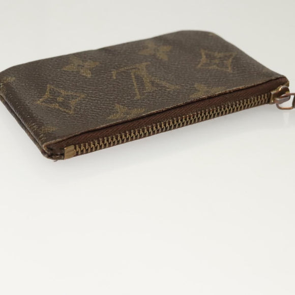 LOUIS VUITTON Monogram Coin Purse 2Set LV Auth 134472