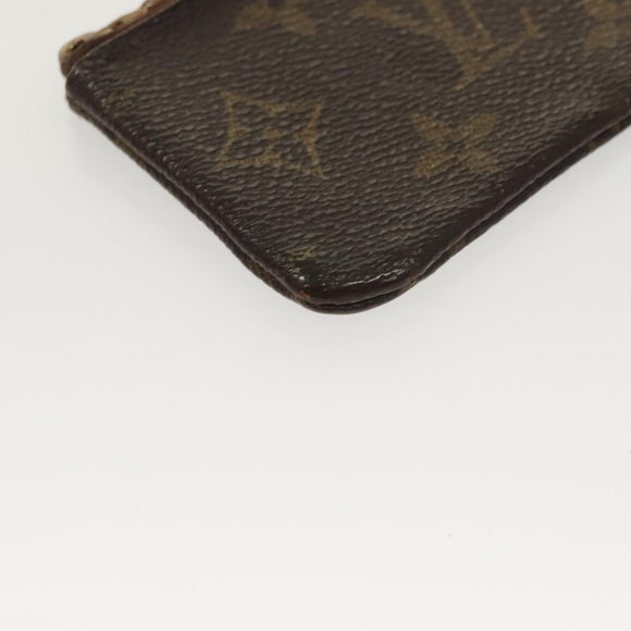 LOUIS VUITTON Monogram Coin Purse 2Set LV Auth 134472