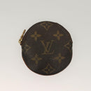 LOUIS VUITTON Monogram Coin Purse 2Set LV Auth 134472-9