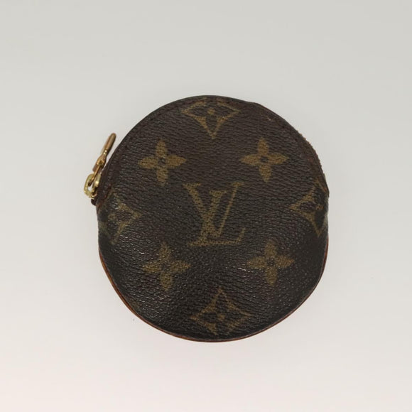 LOUIS VUITTON Monogram Coin Purse 2Set LV Auth 134472