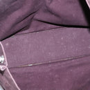 HERMES Fourre Tout MM Hand Bag Canvas Red Silver Auth 134477-10