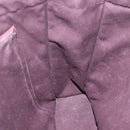 HERMES Fourre Tout MM Hand Bag Canvas Red Silver Auth 134477-19