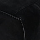 GUCCI Vanity Cosmetic Pouch Suede Black Silver 032 1705 0140 Auth 134479-16