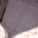 GUCCI GG Canvas Web Sherry Line Hand Bag Beige Red Green 131228 Auth 134493-11