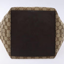 GUCCI GG Canvas Web Sherry Line Hand Bag Beige Red Green 131228 Auth 134493-5