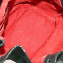 CELINE Shoulder Bag Leather Green Gold Auth 134496-10