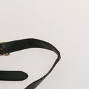 CELINE Shoulder Bag Leather Green Gold Auth 134496-8