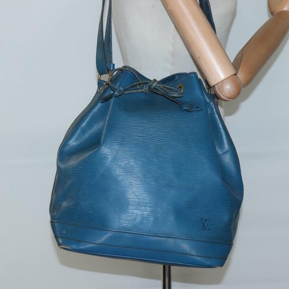 LOUIS VUITTON Epi Noe Shoulder Bag Toledo Blue M44005 LV Auth 134498