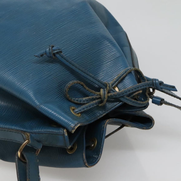 LOUIS VUITTON Epi Noe Shoulder Bag Toledo Blue M44005 LV Auth 134498