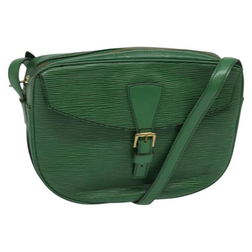 LOUIS VUITTON Epi Jeune Fille MM Shoulder Bag Green M52154 LV Auth 134501