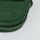 LOUIS VUITTON Epi Jeune Fille MM Shoulder Bag Green M52154 LV Auth 134501-15