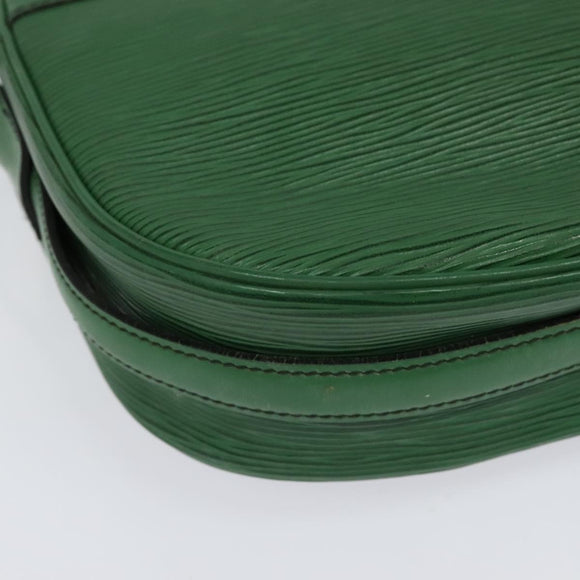 LOUIS VUITTON Epi Jeune Fille MM Shoulder Bag Green M52154 LV Auth 134501