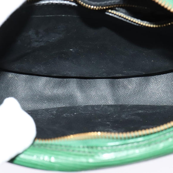 LOUIS VUITTON Epi Jeune Fille MM Shoulder Bag Green M52154 LV Auth 134501