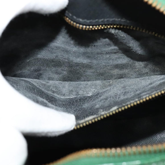 LOUIS VUITTON Epi Jeune Fille MM Shoulder Bag Green M52154 LV Auth 134501