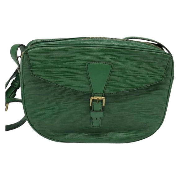 LOUIS VUITTON Epi Jeune Fille MM Shoulder Bag Green M52154 LV Auth 134501