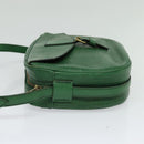 LOUIS VUITTON Epi Jeune Fille MM Shoulder Bag Green M52154 LV Auth 134501-3