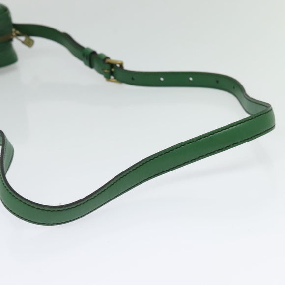 LOUIS VUITTON Epi Jeune Fille MM Shoulder Bag Green M52154 LV Auth 134501