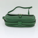 LOUIS VUITTON Epi Jeune Fille MM Shoulder Bag Green M52154 LV Auth 134501-5