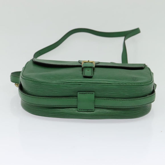 LOUIS VUITTON Epi Jeune Fille MM Shoulder Bag Green M52154 LV Auth 134501