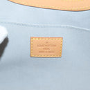 LOUIS VUITTON Monogram Vernis Roxbury Drive Hand Bag Perle M91374 Auth 134503-17