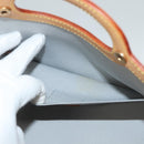 LOUIS VUITTON Monogram Vernis Roxbury Drive Hand Bag Perle M91374 Auth 134503-11