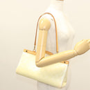 LOUIS VUITTON Monogram Vernis Roxbury Drive Hand Bag Perle M91374 Auth 134503-21