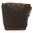 LOUIS VUITTON Monogram Noe Shoulder Bag M42224 LV Auth 134505-13