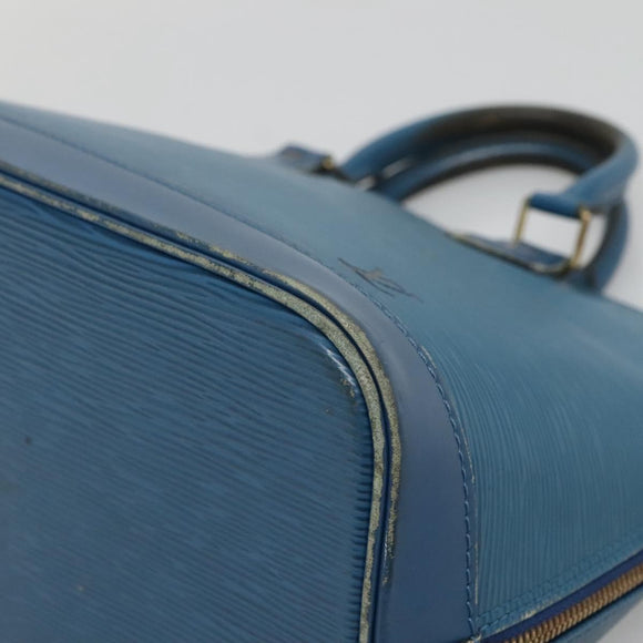 LOUIS VUITTON Epi Alma Hand Bag Toledo Blue M52145 LV Auth 134510