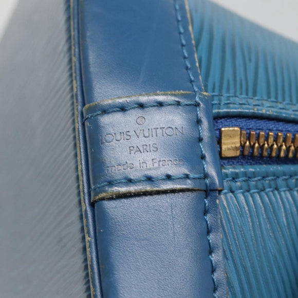 LOUIS VUITTON Epi Alma Hand Bag Toledo Blue M52145 LV Auth 134510