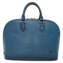 LOUIS VUITTON Epi Alma Hand Bag Toledo Blue M52145 LV Auth 134510-13