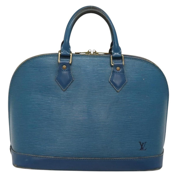 LOUIS VUITTON Epi Alma Hand Bag Toledo Blue M52145 LV Auth 134510
