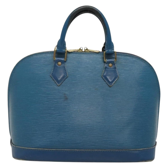 LOUIS VUITTON Epi Alma Hand Bag Toledo Blue M52145 LV Auth 134510