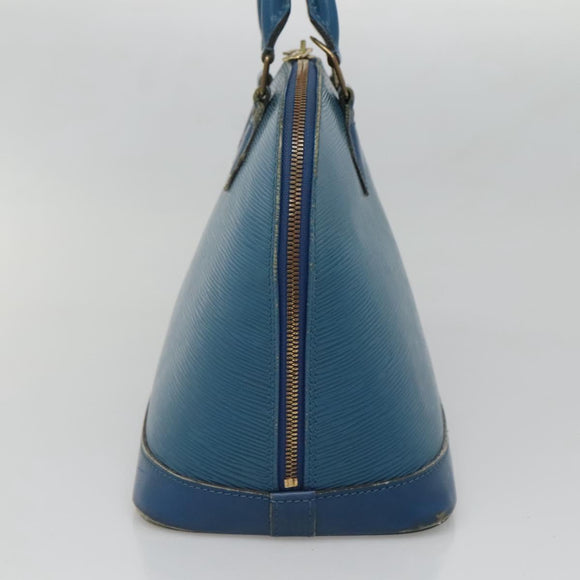LOUIS VUITTON Epi Alma Hand Bag Toledo Blue M52145 LV Auth 134510