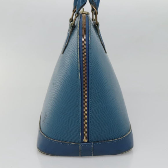 LOUIS VUITTON Epi Alma Hand Bag Toledo Blue M52145 LV Auth 134510