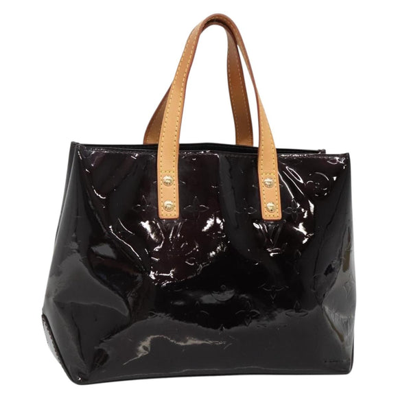 LOUIS VUITTON Monogram Vernis Reade PM Hand Bag Amarante M91993 LV Auth 134516