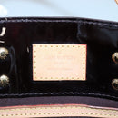 LOUIS VUITTON Monogram Vernis Reade PM Hand Bag Amarante M91993 LV Auth 134516-10