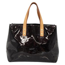 LOUIS VUITTON Monogram Vernis Reade PM Hand Bag Amarante M91993 LV Auth 134516-13