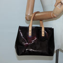 LOUIS VUITTON Monogram Vernis Reade PM Hand Bag Amarante M91993 LV Auth 134516-20