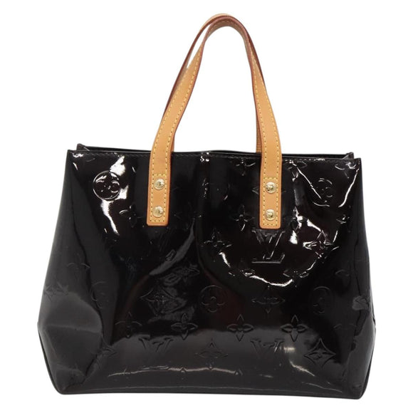 LOUIS VUITTON Monogram Vernis Reade PM Hand Bag Amarante M91993 LV Auth 134516