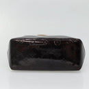 LOUIS VUITTON Monogram Vernis Reade PM Hand Bag Amarante M91993 LV Auth 134516-5