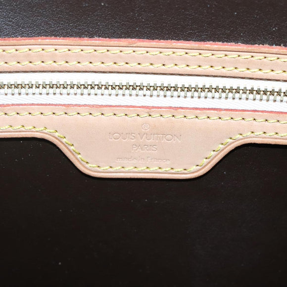 LOUIS VUITTON Monogram Vernis Van Damme Hand Bag Bronze M91125 LV Auth 134518