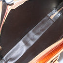 LOUIS VUITTON Monogram Vernis Van Damme Hand Bag Bronze M91125 LV Auth 134518-10