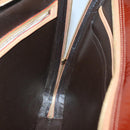 LOUIS VUITTON Monogram Vernis Van Damme Hand Bag Bronze M91125 LV Auth 134518-19