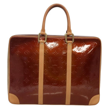LOUIS VUITTON Monogram Vernis Van Damme Hand Bag Bronze M91125 LV Auth 134518 - 0