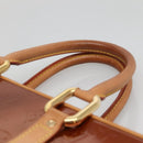 LOUIS VUITTON Monogram Vernis Van Damme Hand Bag Bronze M91125 LV Auth 134518-8