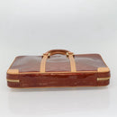 LOUIS VUITTON Monogram Vernis Van Damme Hand Bag Bronze M91125 LV Auth 134518-5