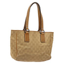 GUCCI GG Canvas Hand Bag Brown 113019 Auth 134527-1