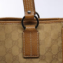 GUCCI GG Canvas Hand Bag Brown 113019 Auth 134527-10